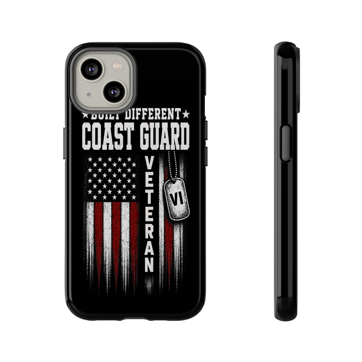 Built Different Coast Guard Veteran Tough Phone Case