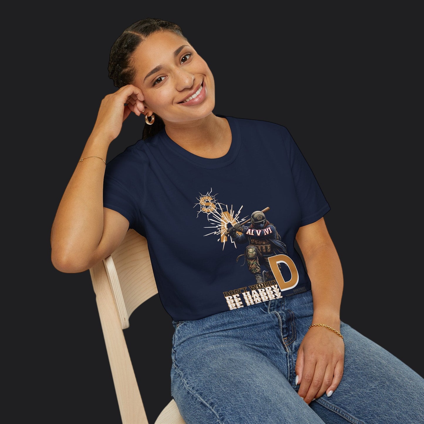 Destroy Sadness Tee — Veteran Mental Health Awareness T-Shirt