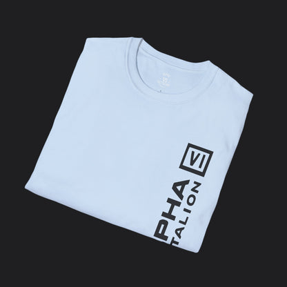 Alpha VI Battalion Vertical Block Tee — Veteran Brand Military T-Shirt