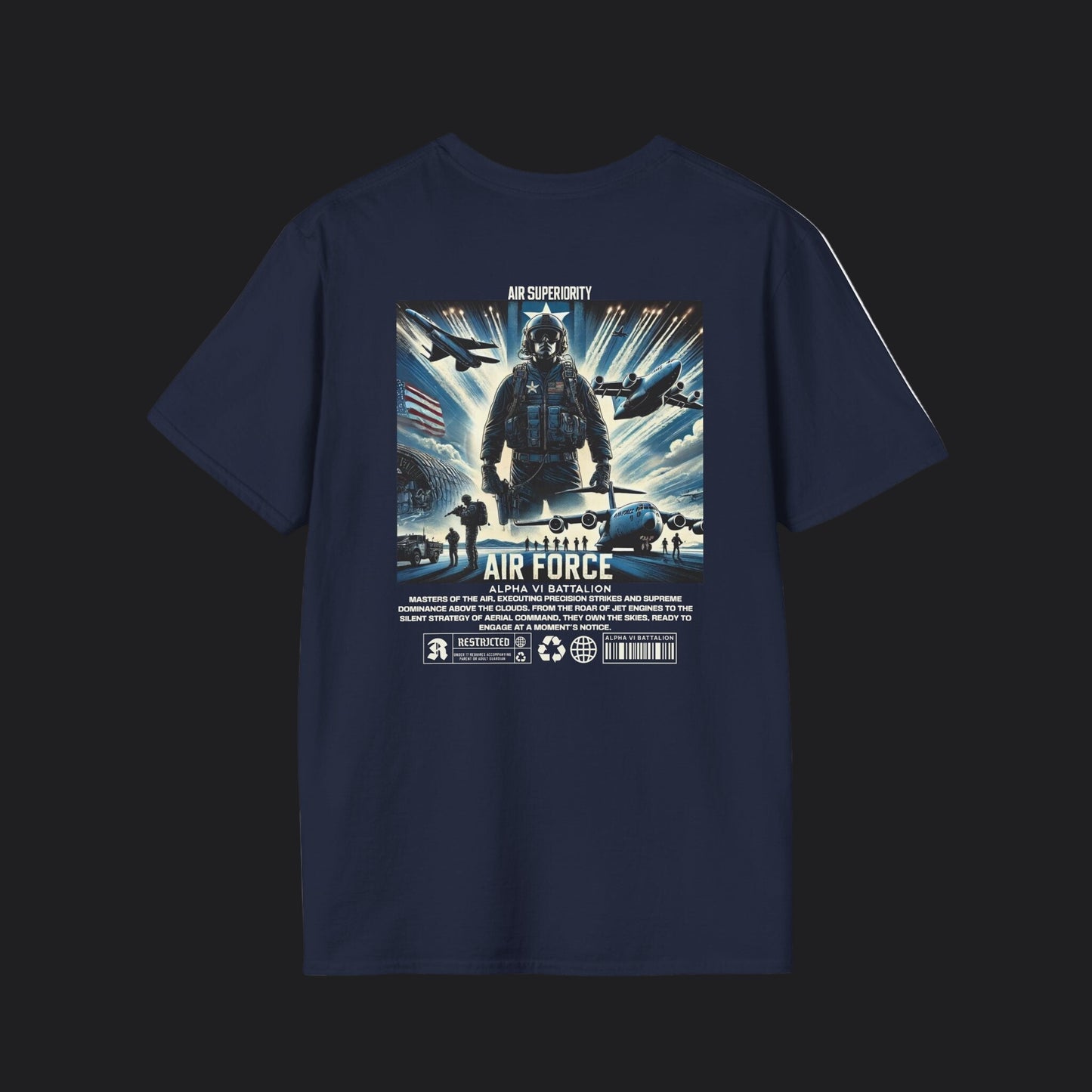 AIR FORCE Air Superiority Tee — USAF Veteran Military T-Shirt