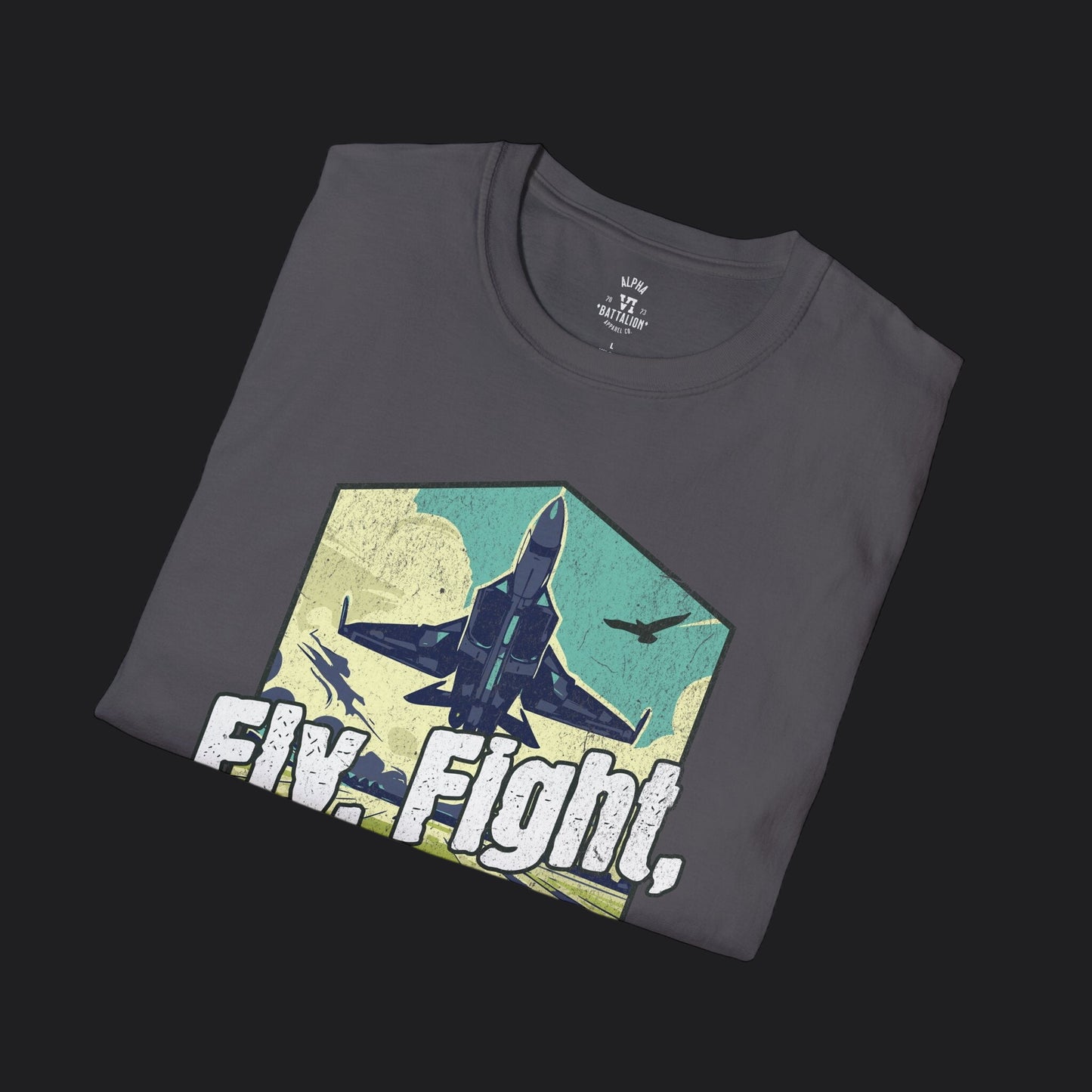 Fly Fight Win Air Force Motto Tee — USAF Veteran Military T-Shirt