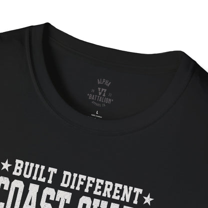 Built Different Coast Guard Veteran Tee