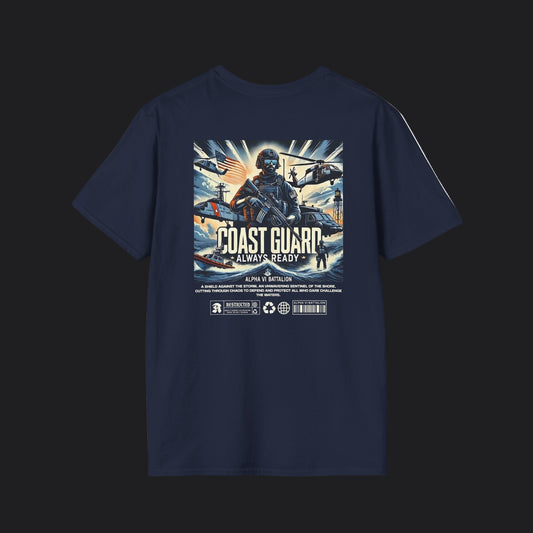 COAST GUARD Always Ready Tee — USCG Veteran Pride T-Shirt