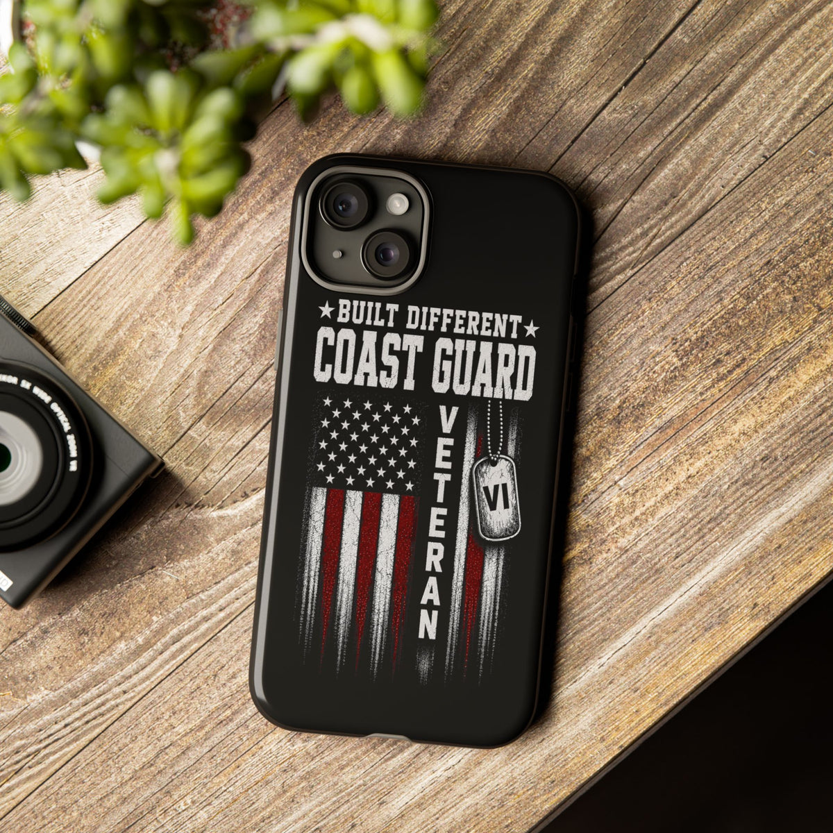 Built Different Coast Guard Veteran Tough Phone Case