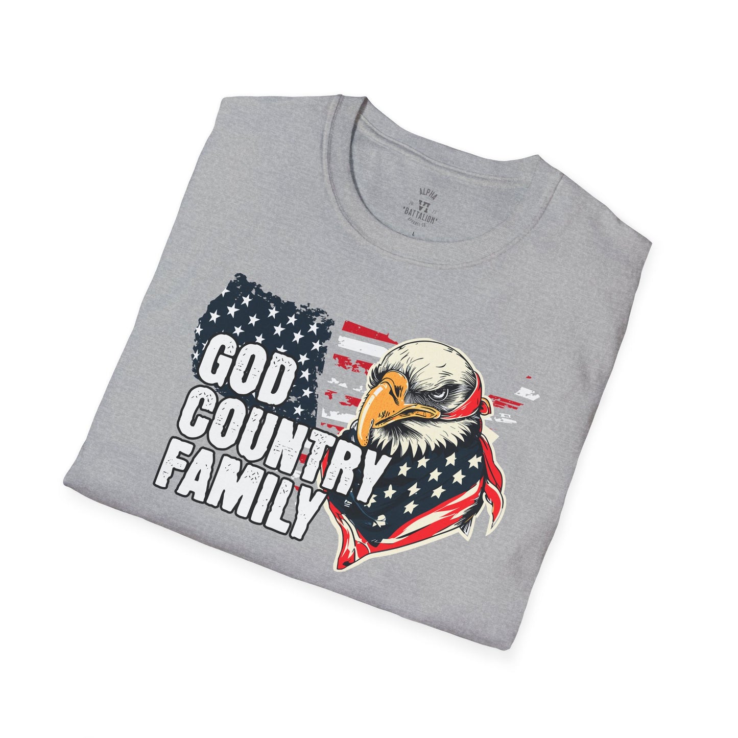 God Bless America Eagle Patriotic Tee