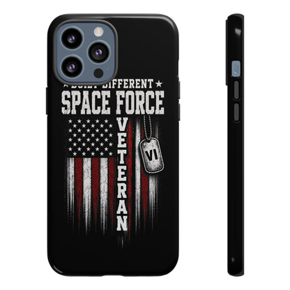 Built Different Space Force Veteran Tough Phone Case