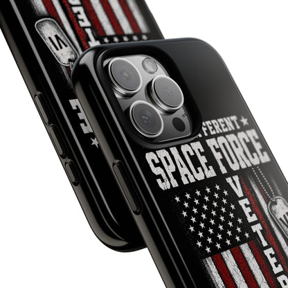Built Different Space Force Veteran Tough Phone Case