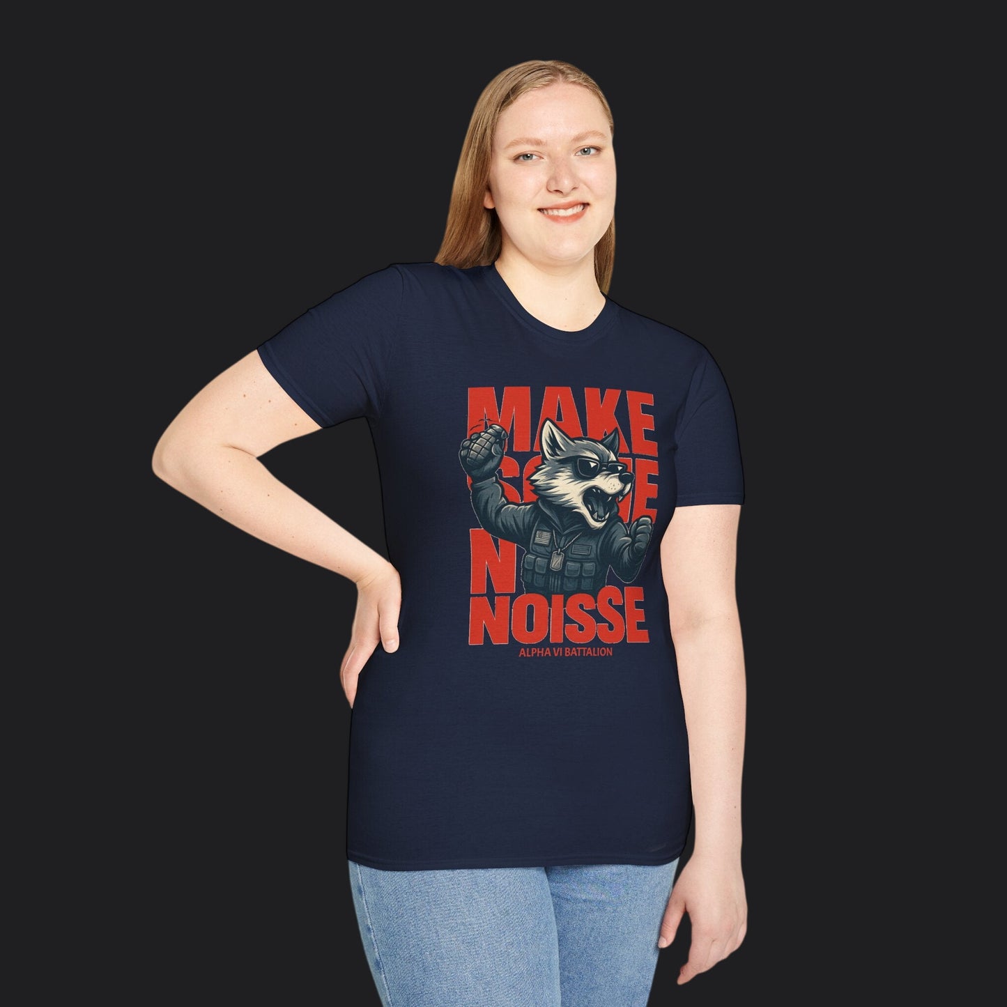 Make Some Noise Alpha 6 Wolf Tee