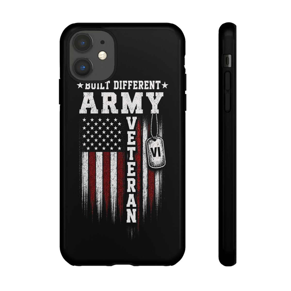 Built Different Army Veteran Tough Phone Case