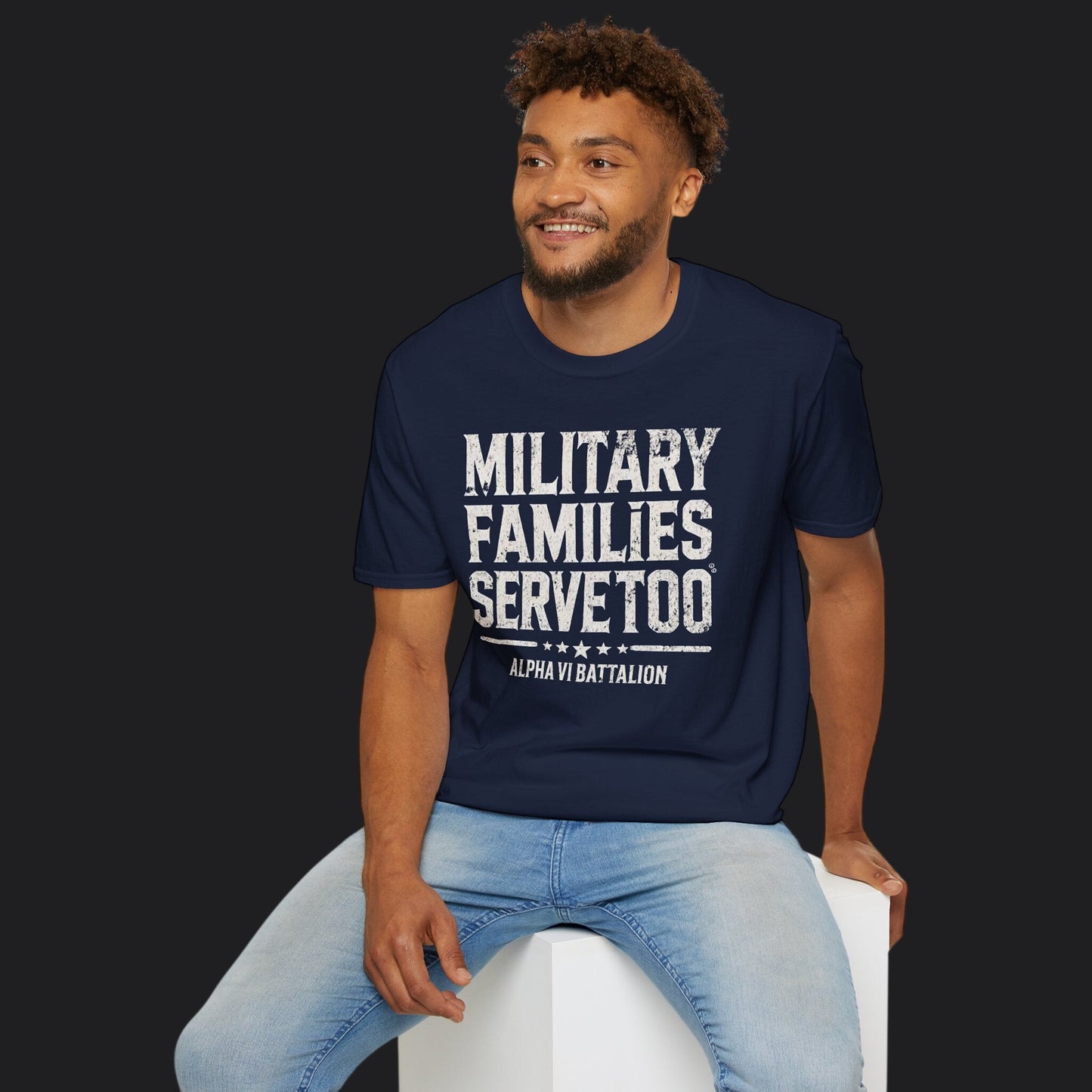 Military Families Serve Too Tee — Homefront Heroes Military Family T-Shirt