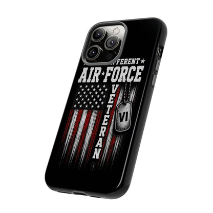 Built Different Air Force Veteran Tough Phone Case