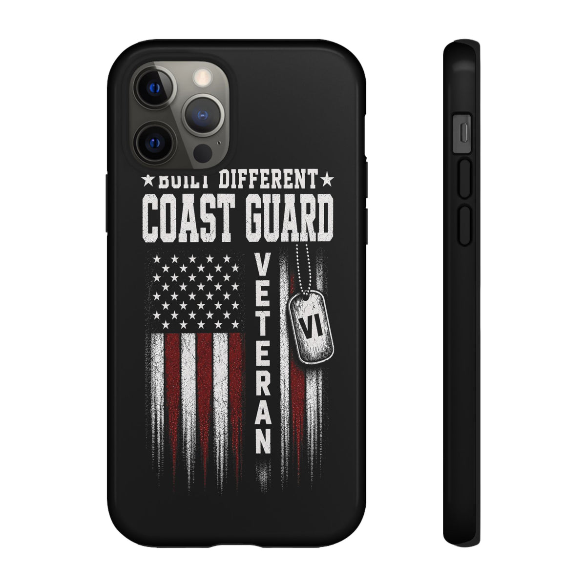 Built Different Coast Guard Veteran Tough Phone Case