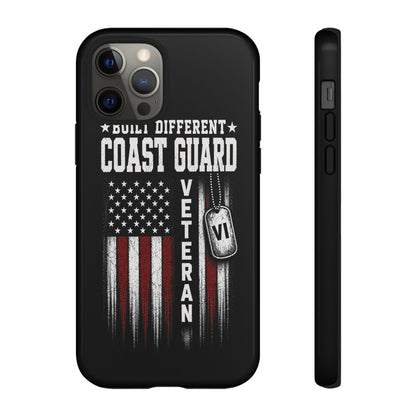 Built Different Coast Guard Veteran Tough Phone Case