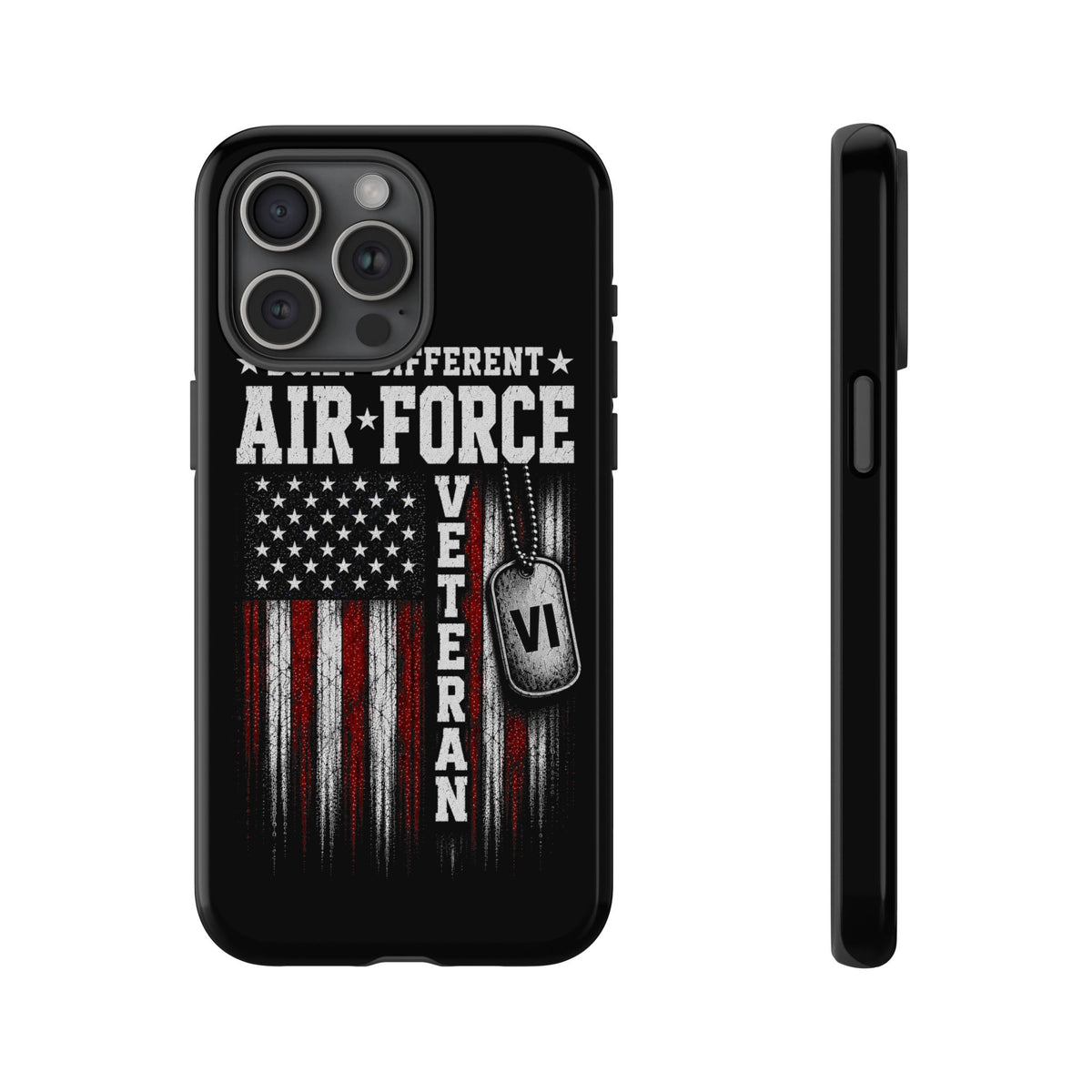Built Different Air Force Veteran Tough Phone Case