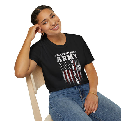 Built Different Army Veteran Tee