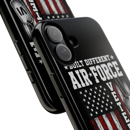 Built Different Air Force Veteran Tough Phone Case