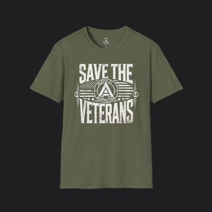 Save the Veterans Tee Standard — Veteran Suicide Prevention T-Shirt