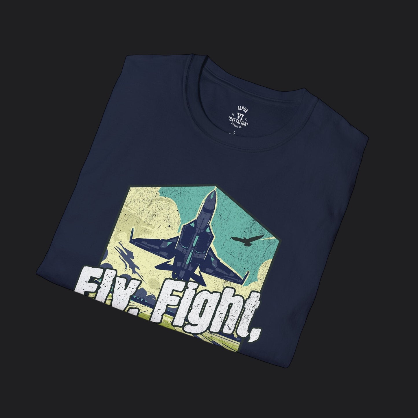 Fly Fight Win Air Force Motto Tee — USAF Veteran Military T-Shirt