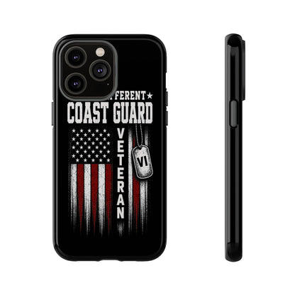 Built Different Coast Guard Veteran Tough Phone Case