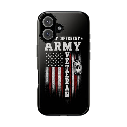 Built Different Army Veteran Tough Phone Case