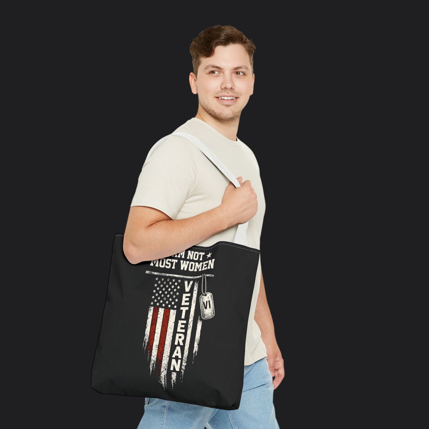 I Am Not Most Women Veteran Tote Bag