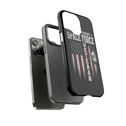 Built Different Space Force Veteran Tough Phone Case