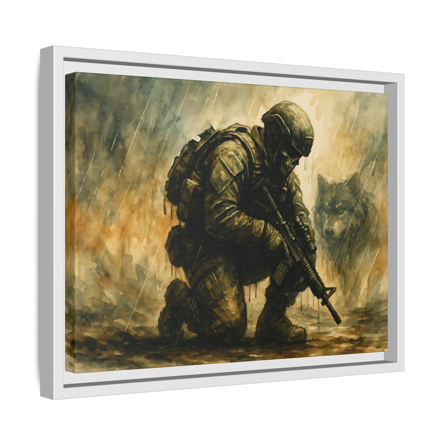 Loyalty in the Shadows Canvas Art – Alpha VI Signature Series