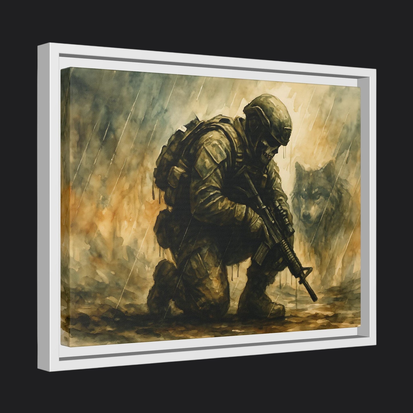 Loyalty in the Shadows Canvas Art – Alpha VI Signature Series