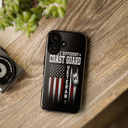 Built Different Coast Guard Veteran Tough Phone Case