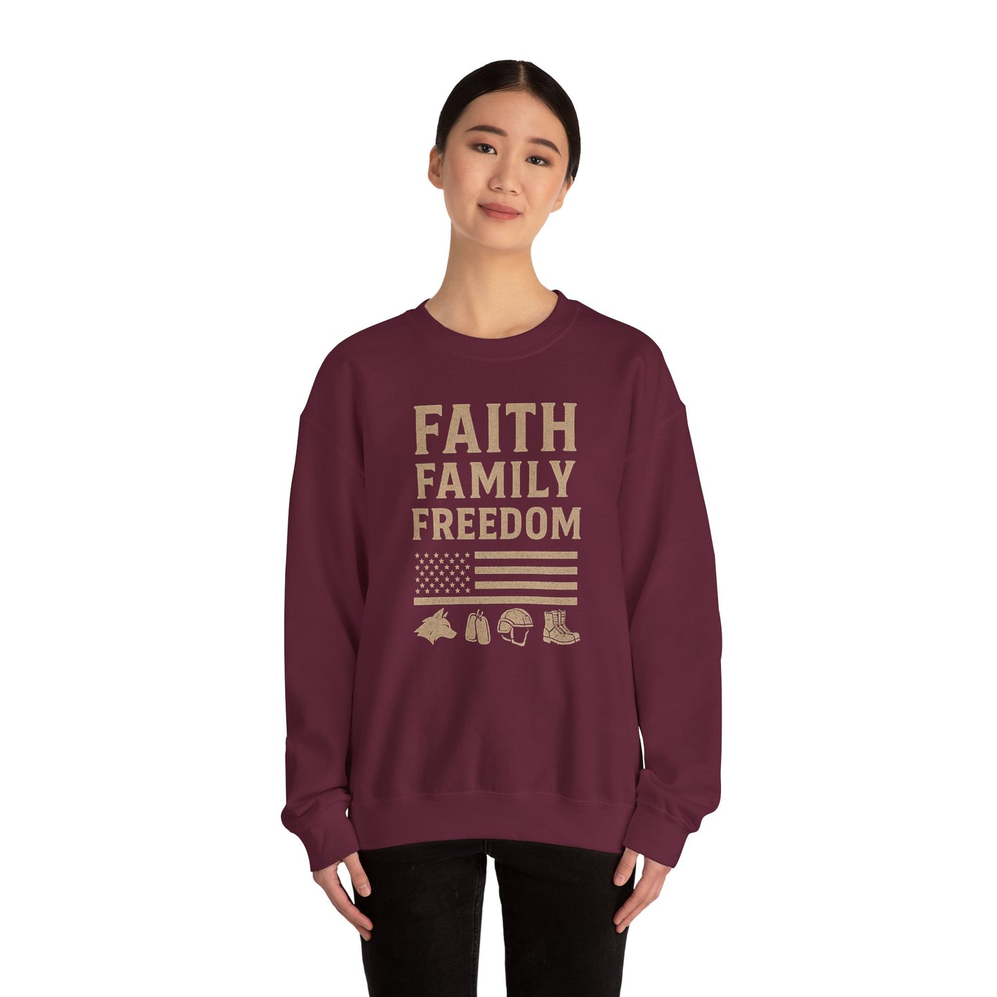 Faith Family Freedom Sweater