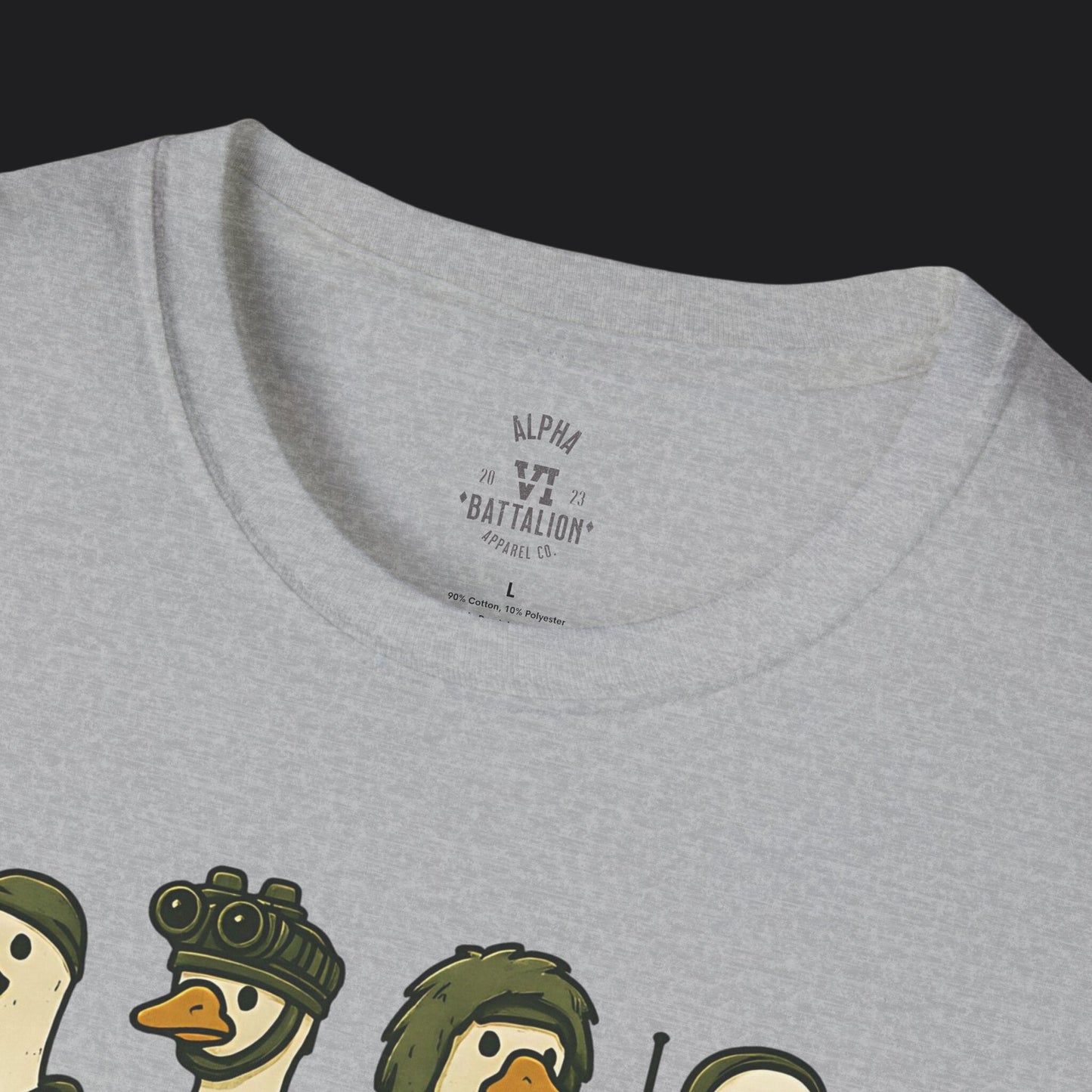Alpha Goose Unit Tee — Funny Veteran Military Humor T-Shirt
