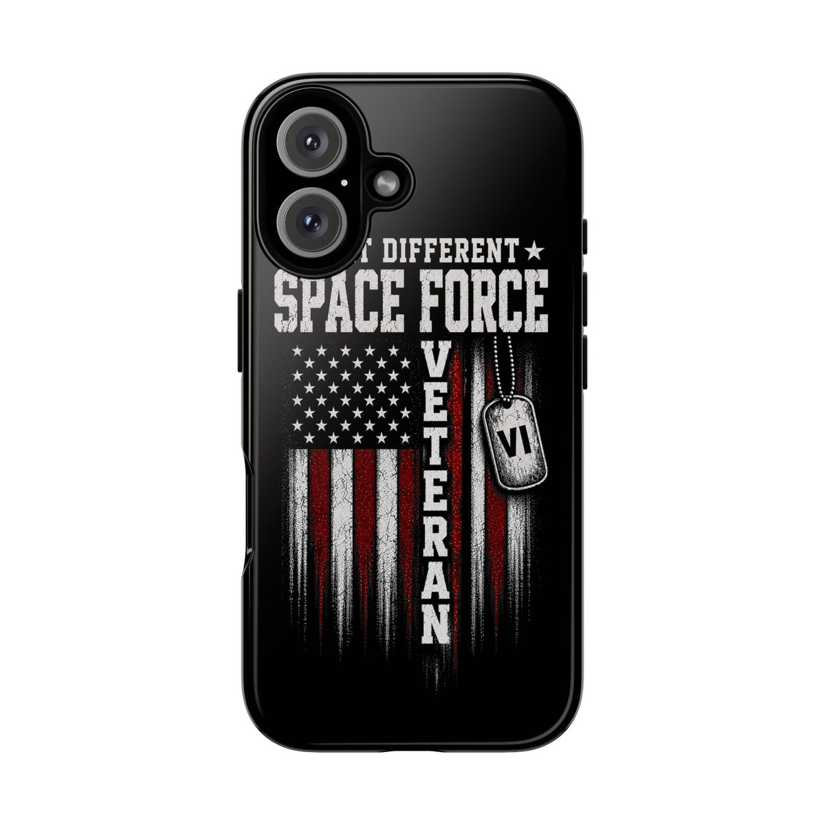 Built Different Space Force Veteran Tough Phone Case