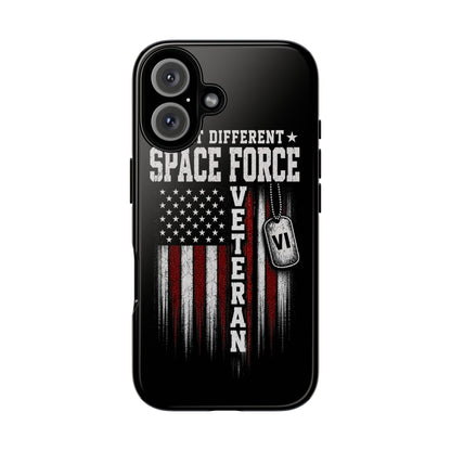 Built Different Space Force Veteran Tough Phone Case