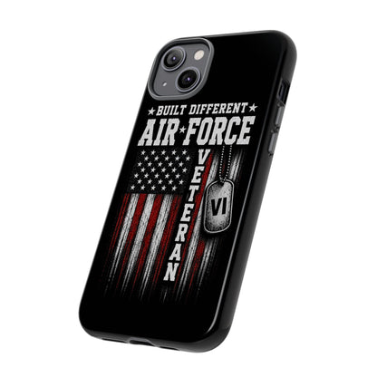 Built Different Air Force Veteran Tough Phone Case