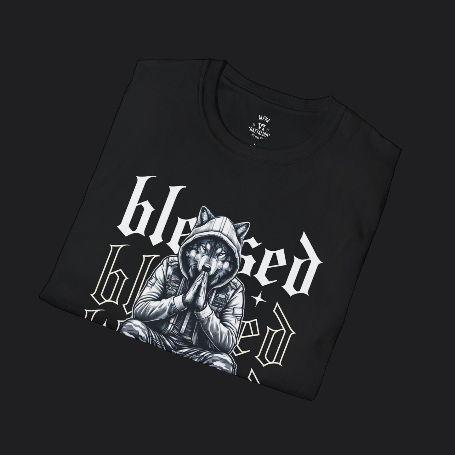 Blessed Tee — Christian Faith Veteran Military Pride T-Shirt