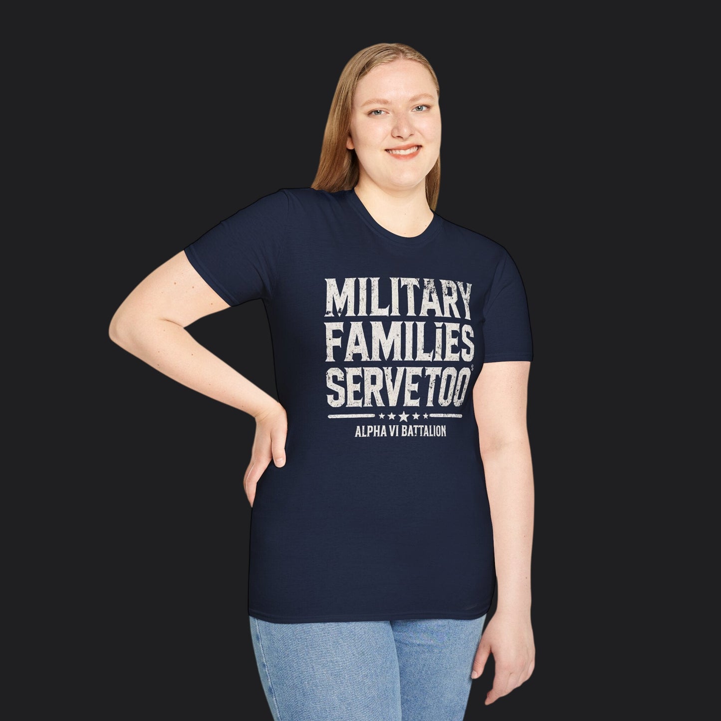 Military Families Serve Too Tee — Homefront Heroes Military Family T-Shirt