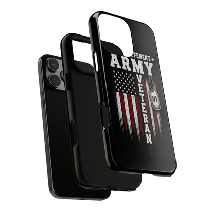 Built Different Army Veteran Tough Phone Case