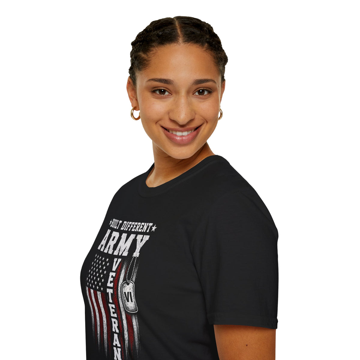 Built Different Army Veteran Tee