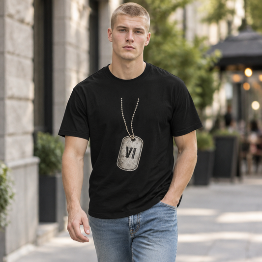 Alpha VI Dog Tag Tee