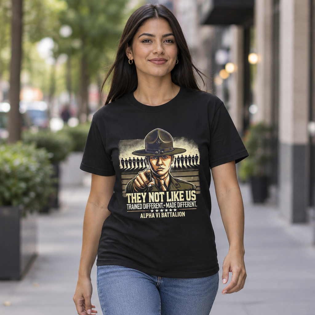 They Not Like Us Women's Edition Tee worn by a model