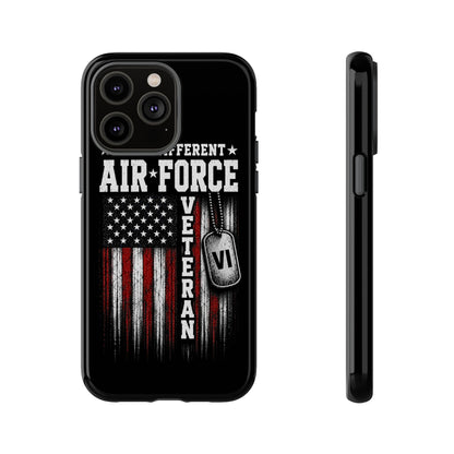 Built Different Air Force Veteran Tough Phone Case