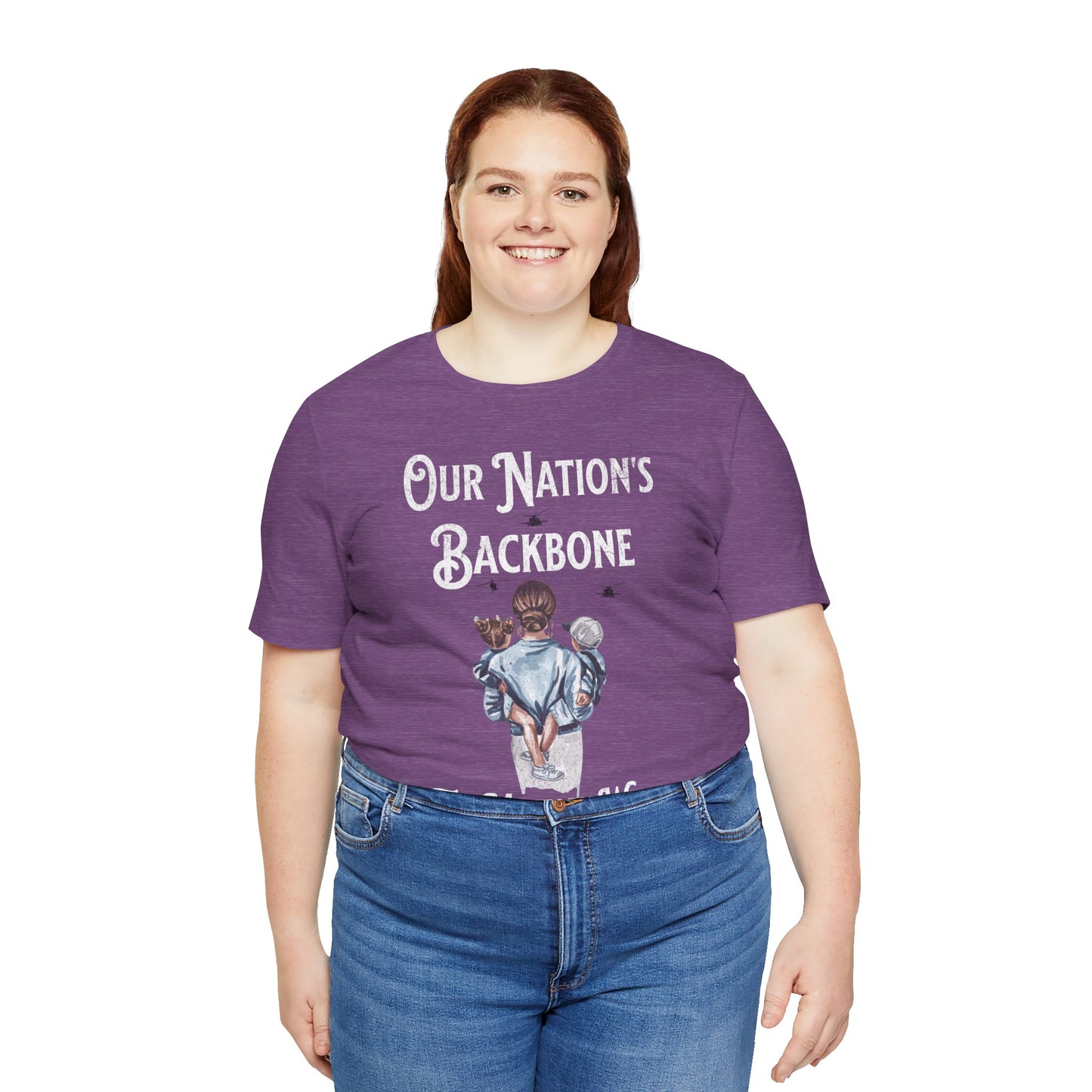 Our Nation's Backbone: The Military Wife Tee