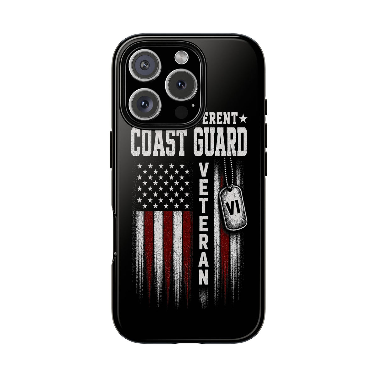 Built Different Coast Guard Veteran Tough Phone Case