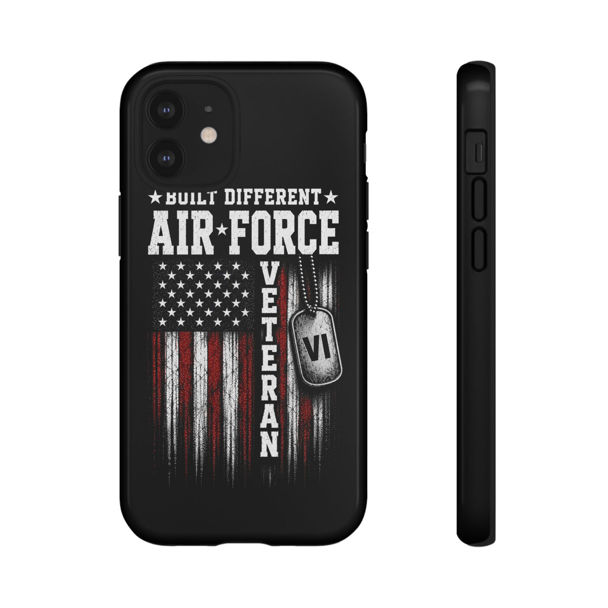 Built Different Air Force Veteran Tough Phone Case