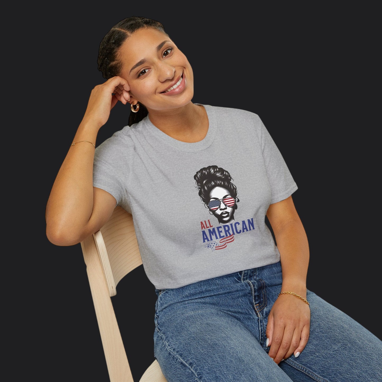 All American Heritage Edition Tee — Vintage Patriotic Veteran T-Shirt