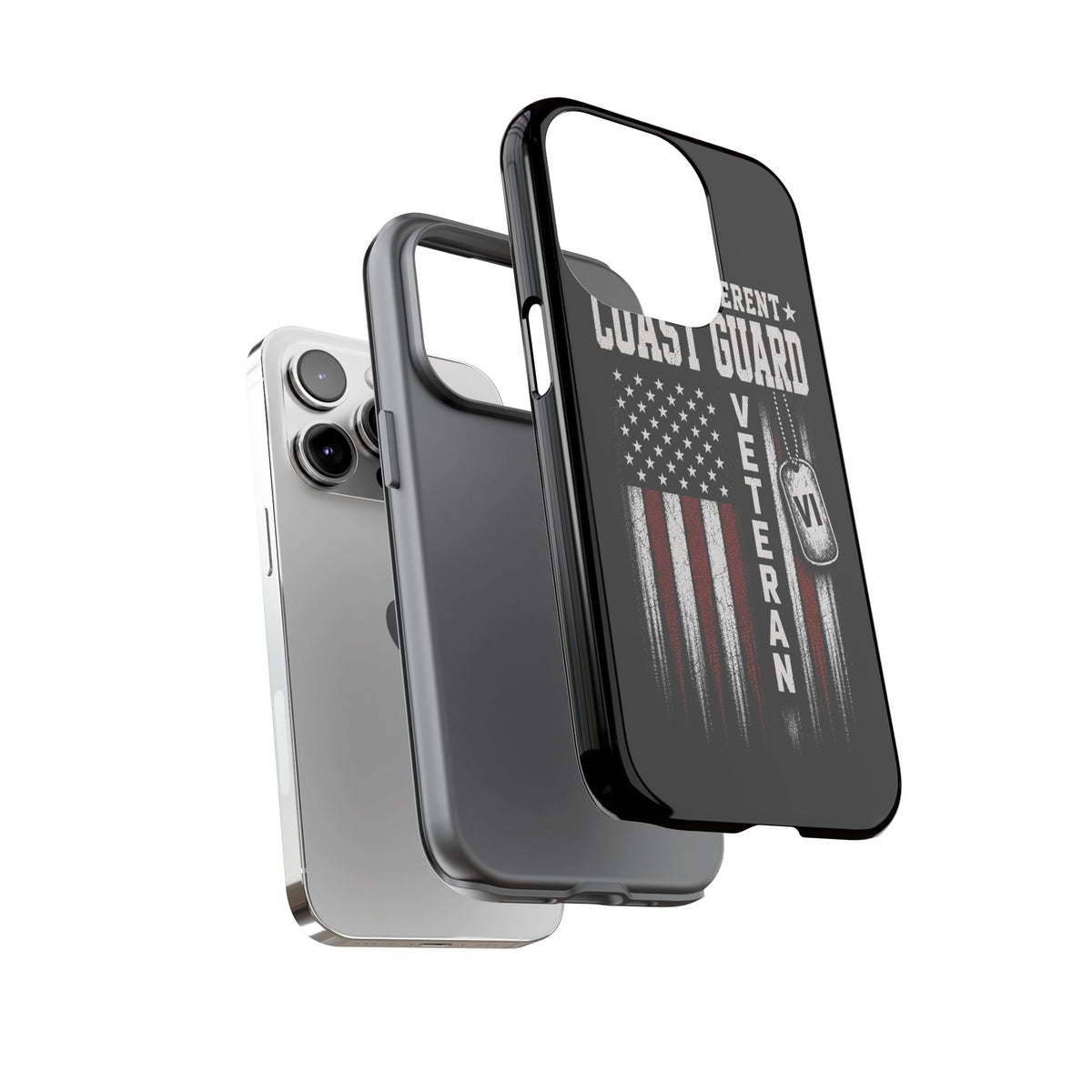 Built Different Coast Guard Veteran Tough Phone Case