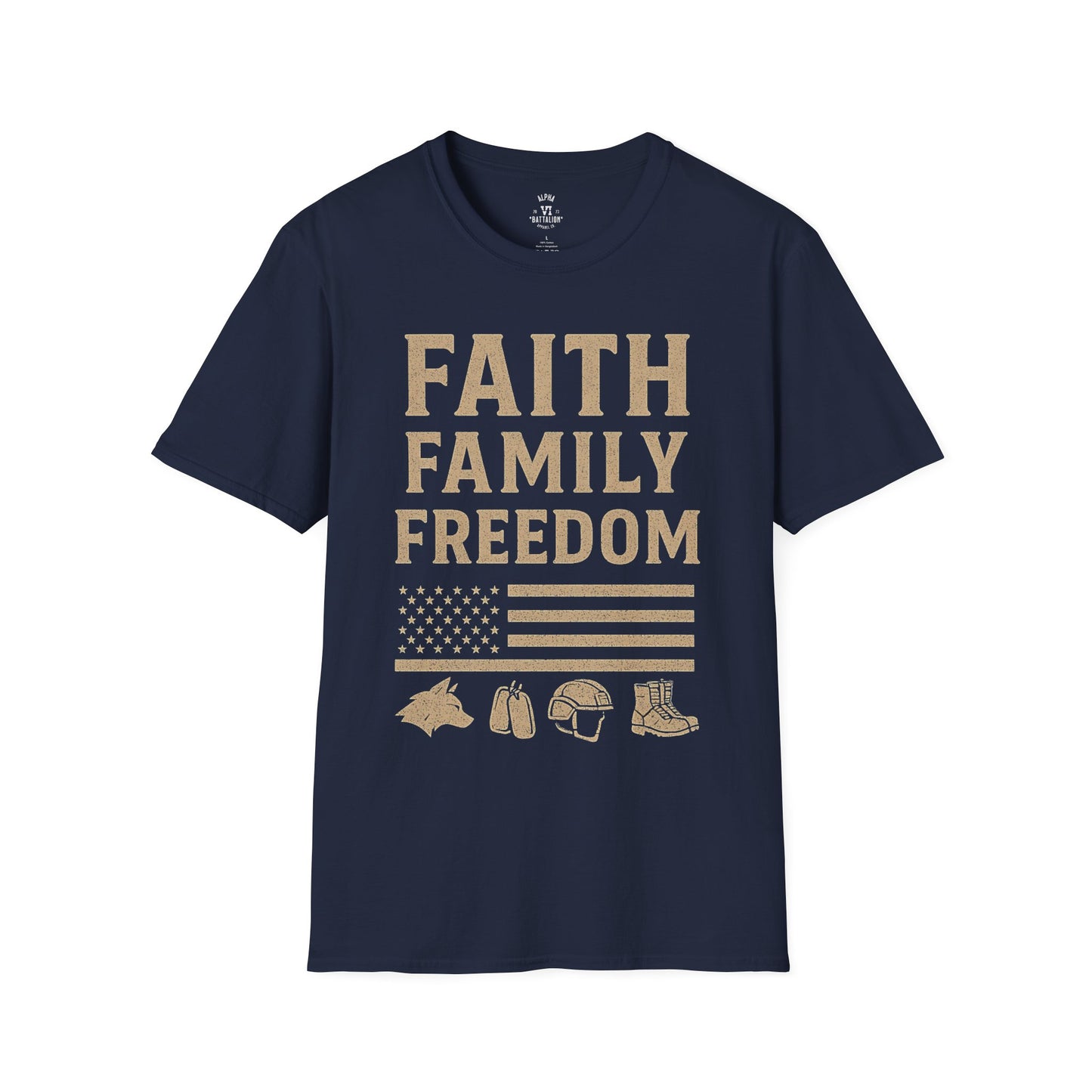 Faith Family Freedom Tee