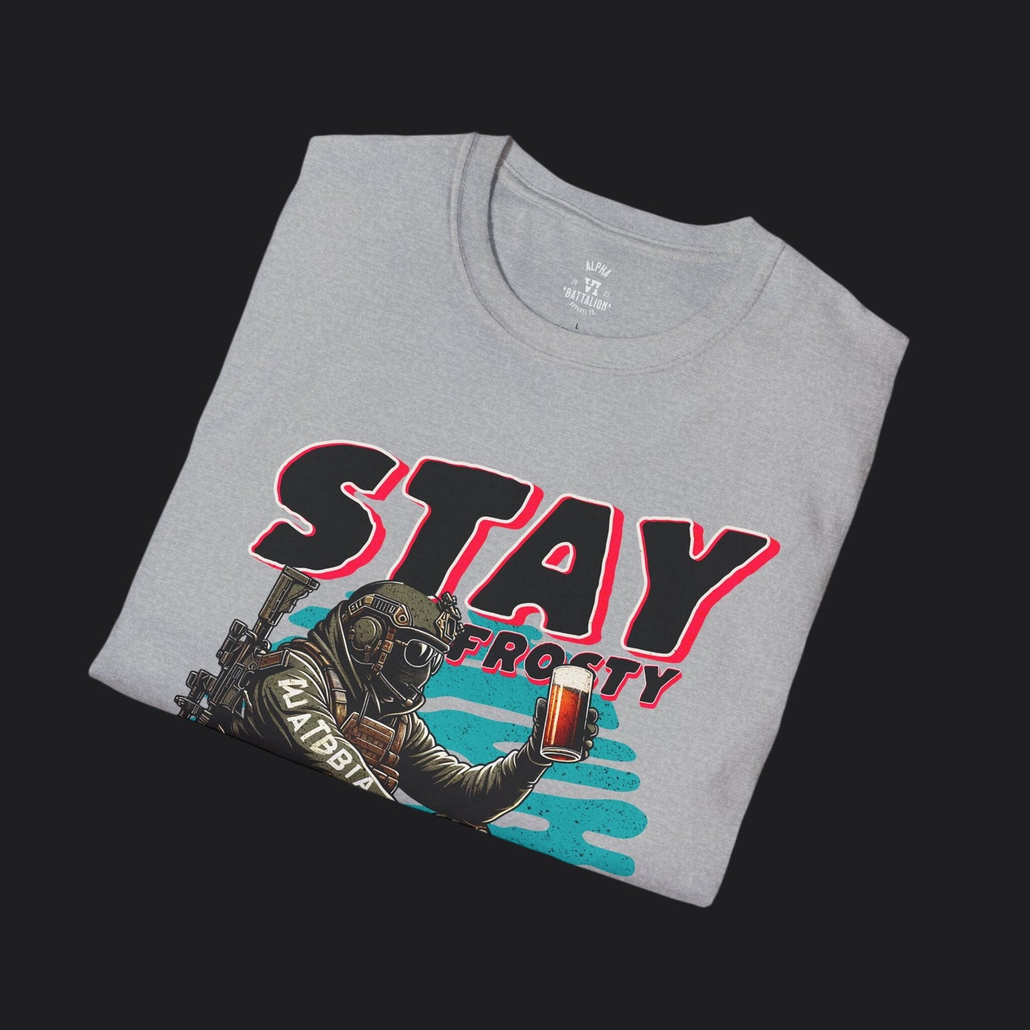 Stay Frosty Relaxed Veteran Tee — Military Humor Unisex T-Shirt