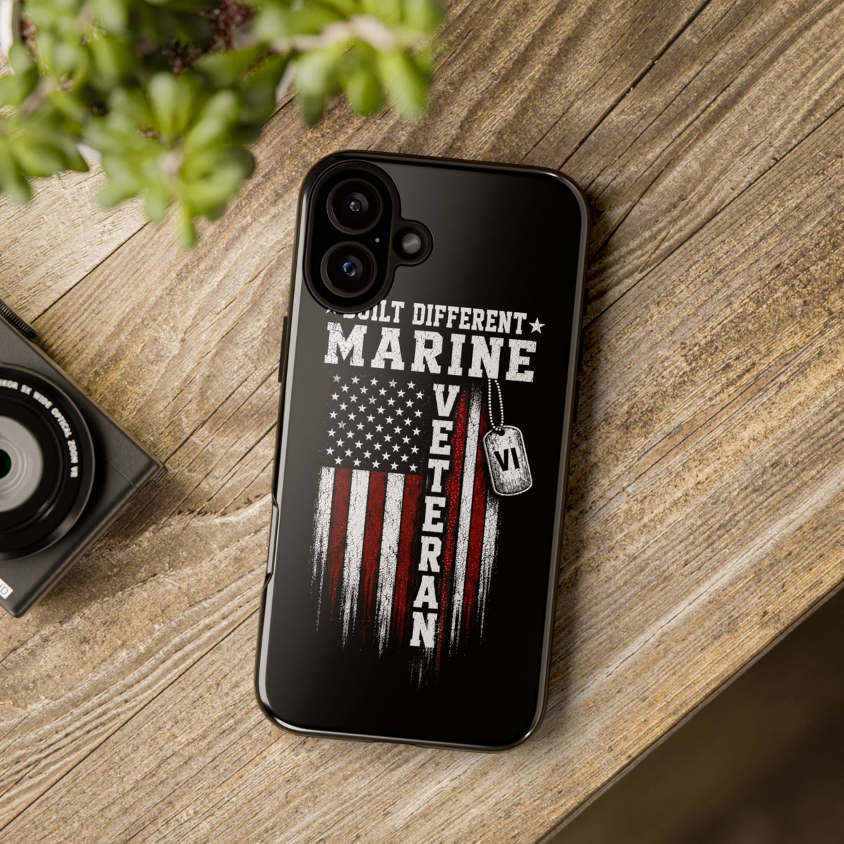 Built Different Marine Veteran Tough Phone Case