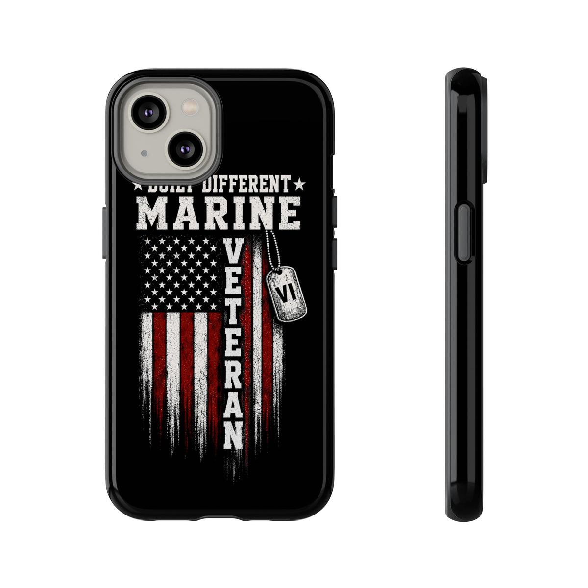 Built Different Marine Veteran Tough Phone Case